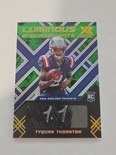 2022 Panini XR Luminous Endorsements Tyquan Thornton Auto #LUM-TT 2/5