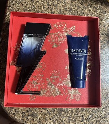 Carolina Herrera Bad Boy Cobalt 2 Piece Set Eau de Parfum for Men