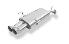 FOX Endschalldämpfer 2x76mm scharf DTM für Opel Vectra B Typ J96 Bj 94-99