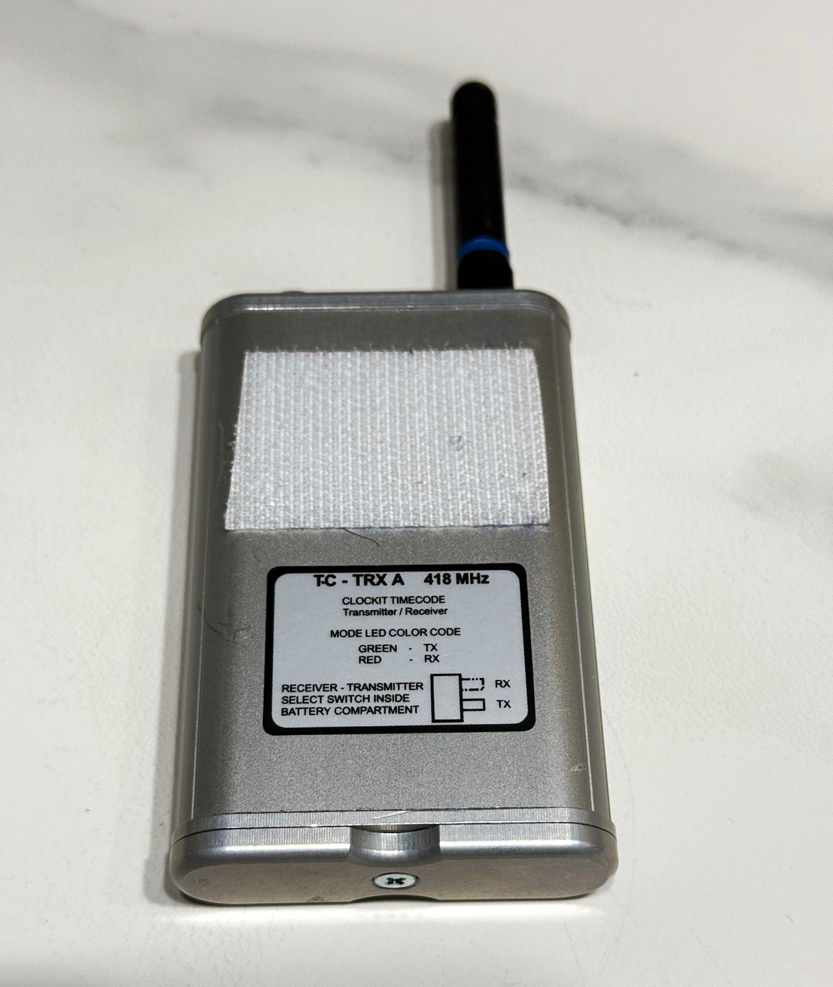 Ambient TC-TRX A 418 MHz Wireless Timecode Transmitter/Receiver Silver