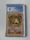 Charizard 04/102 Base Set Holo Rare Pokemon Card - Unlimited - CGC 8