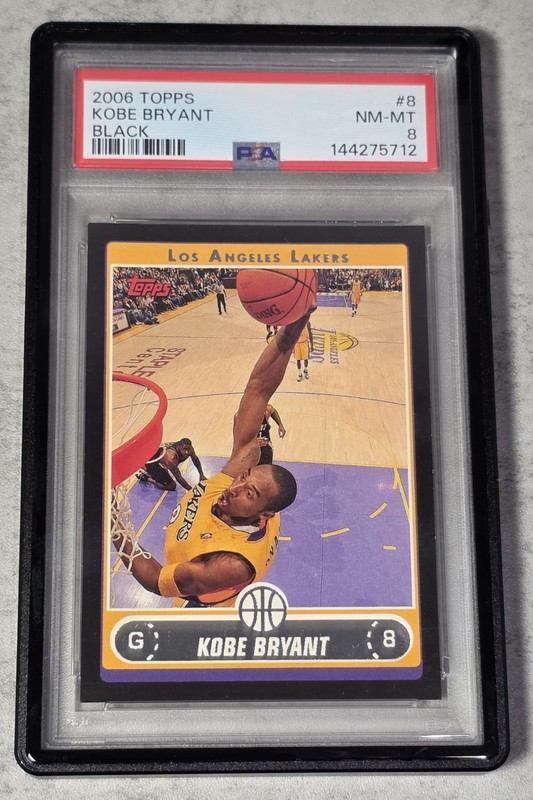 2006 Topps Black #8 Jersey Match Serial #'d 08/99! 1/1 GRAIL CARD! PSA 8