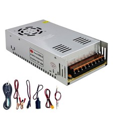 110V AC to 12V DC Transformer, 12V 500W 40A Switching Power Converter, Built-...