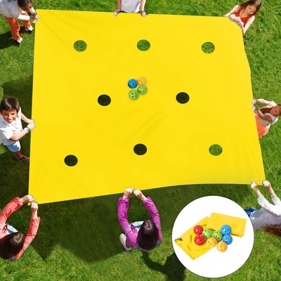 Hole Tarp Team Building Exercise Activities Games Teamwork Group Learning Fun...