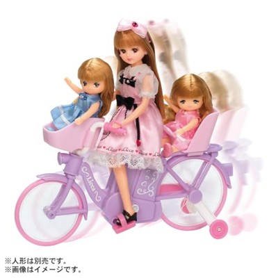 Takara Tomy Rika-chan LF-05 Easy Outing! Electric Jotensha Changes