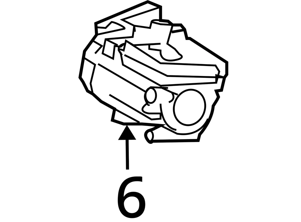 AC Compressor Fits 10-12 LEXUS HS250H 2166903 - Image 4 of 4