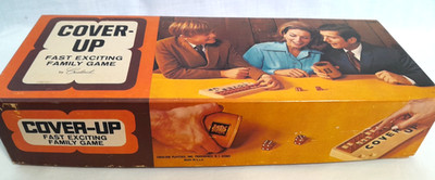 Vintage 1969 Crisloid Cover-Up Fast Exciting Family Game