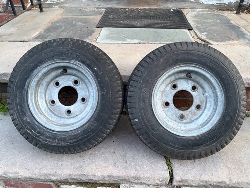 2 Trailer Tires 4.80/4.0-8 Used Good Condition high speed Holds Air