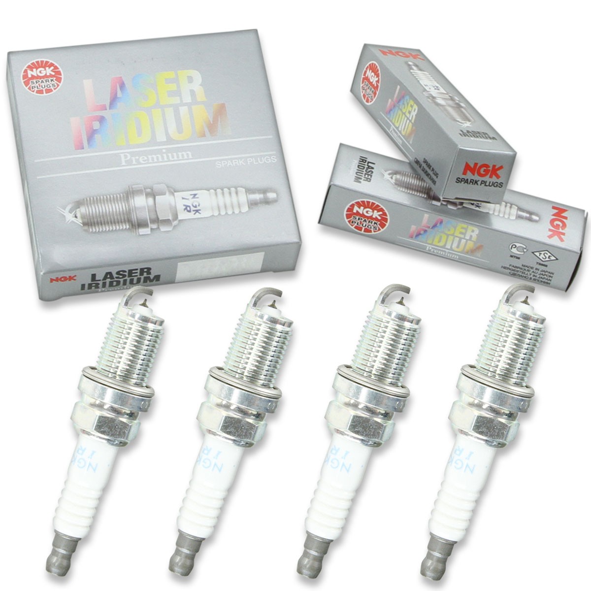 4 pcs NGK Laser Iridium Spark Plugs for 2011-2015 Chevrolet Cruze 1.4L  1.4L as