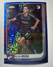 2025 Topps Chrome MLS - Blue Refractor #61 PETAR MUSA /150 B6