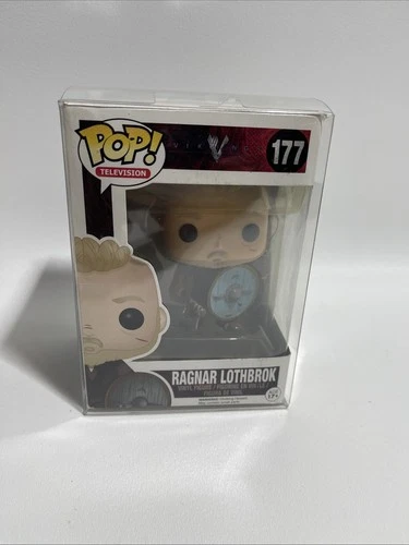 Funko POP! Television Vikings Ragnar Lothbrok #177 Vinyl Figure DAMAGED BOX