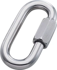16mm Steel & Aluminum Quick Links Bulk Pack | Versatile Carabiners for Cycling