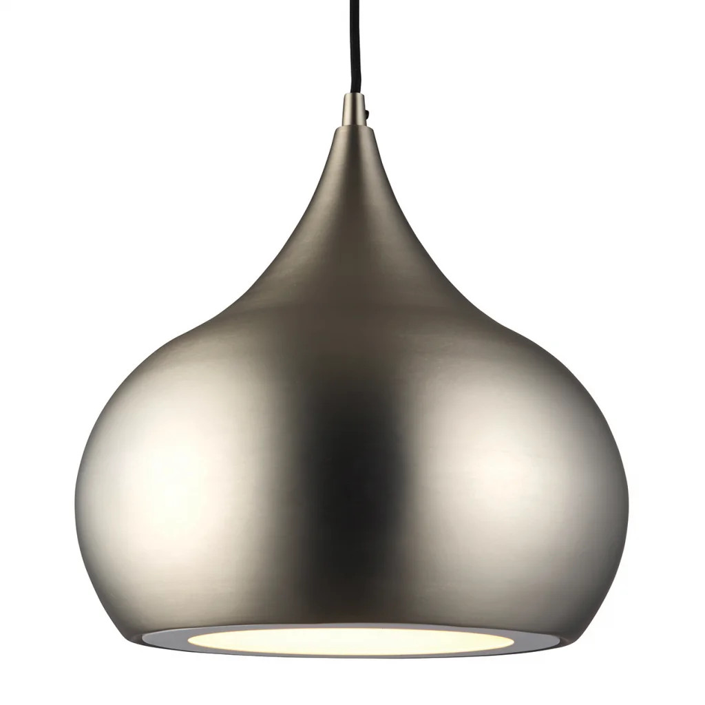 Ceiling Light Silver Brosnan LED Matt Nickel Endon 61296