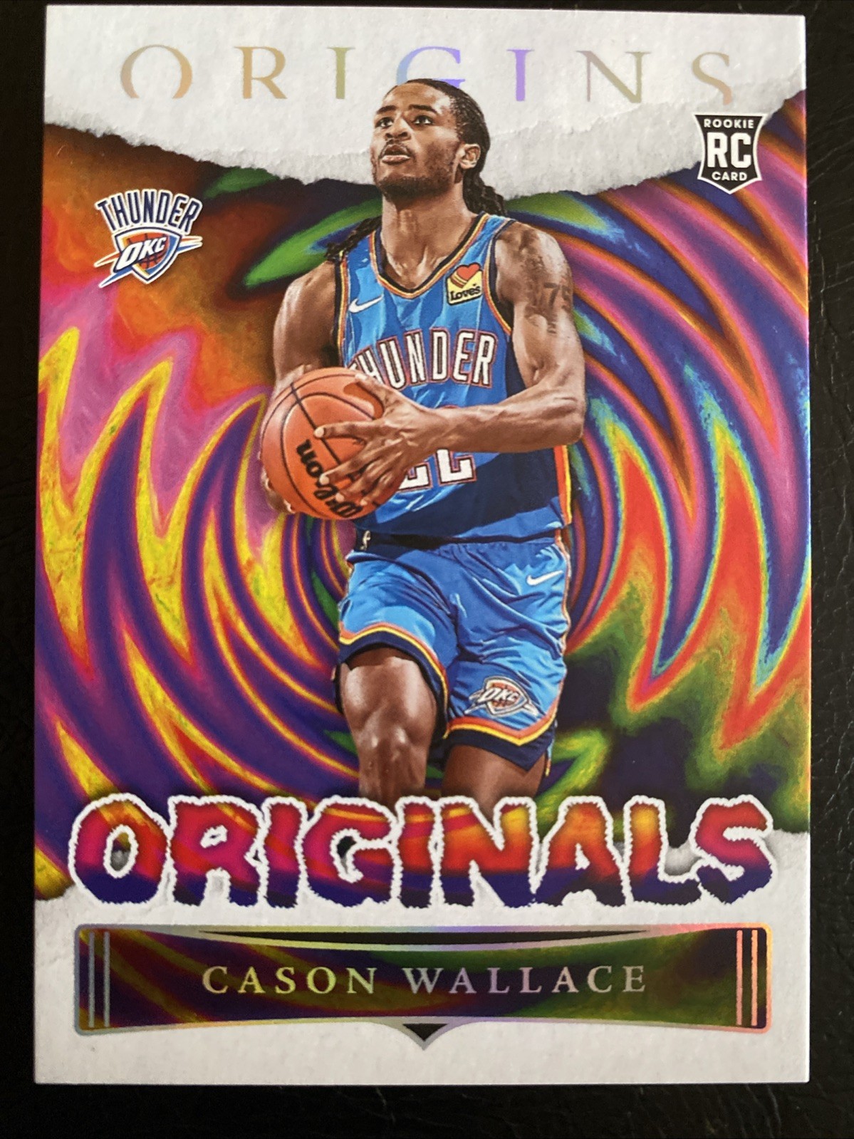 2023-24 Panini Origins Cason Wallace Originals #4 Oklahoma Thunder RC