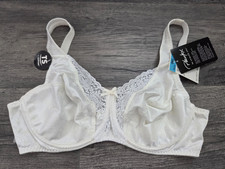 Playtex Secrets 36C Supports Unlined Underwire Bra 4422 White