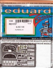 EDUFE1117 1:48 Eduard Color Zoom PE - B-25D Mitchell REV kit