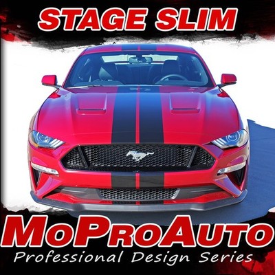 2019 Ford Mustang Racing Stripes 7'' Wide Decals STAGE RALLY SLIM Vinyl Graphics