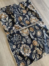 Threshold BLACK CREAM FLORAL PILLOW SHAMS NWOT anthro Style