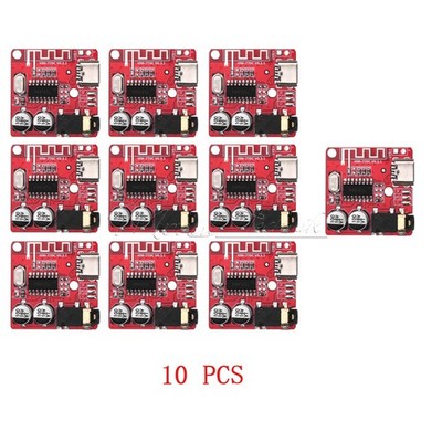 1-10x3.7-5V Mini Bluetooth5.1 Audio Receiver MP3 Decoder Amplifier Module Type C
