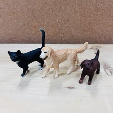Schleich Golden Retriever Lot of 3 Figures Bl...