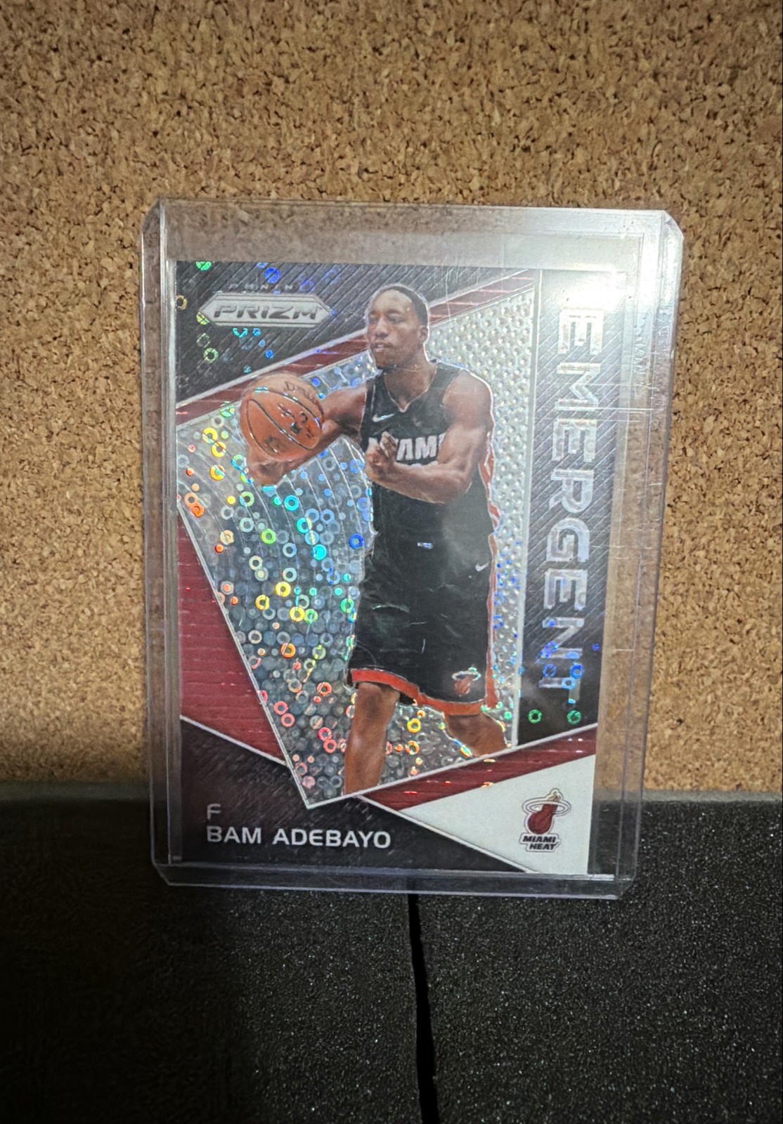 2017-18 Panini Prizm - Emergent Bam Adebayo #EM-BAM Fast Break Prizm Heat (RC)