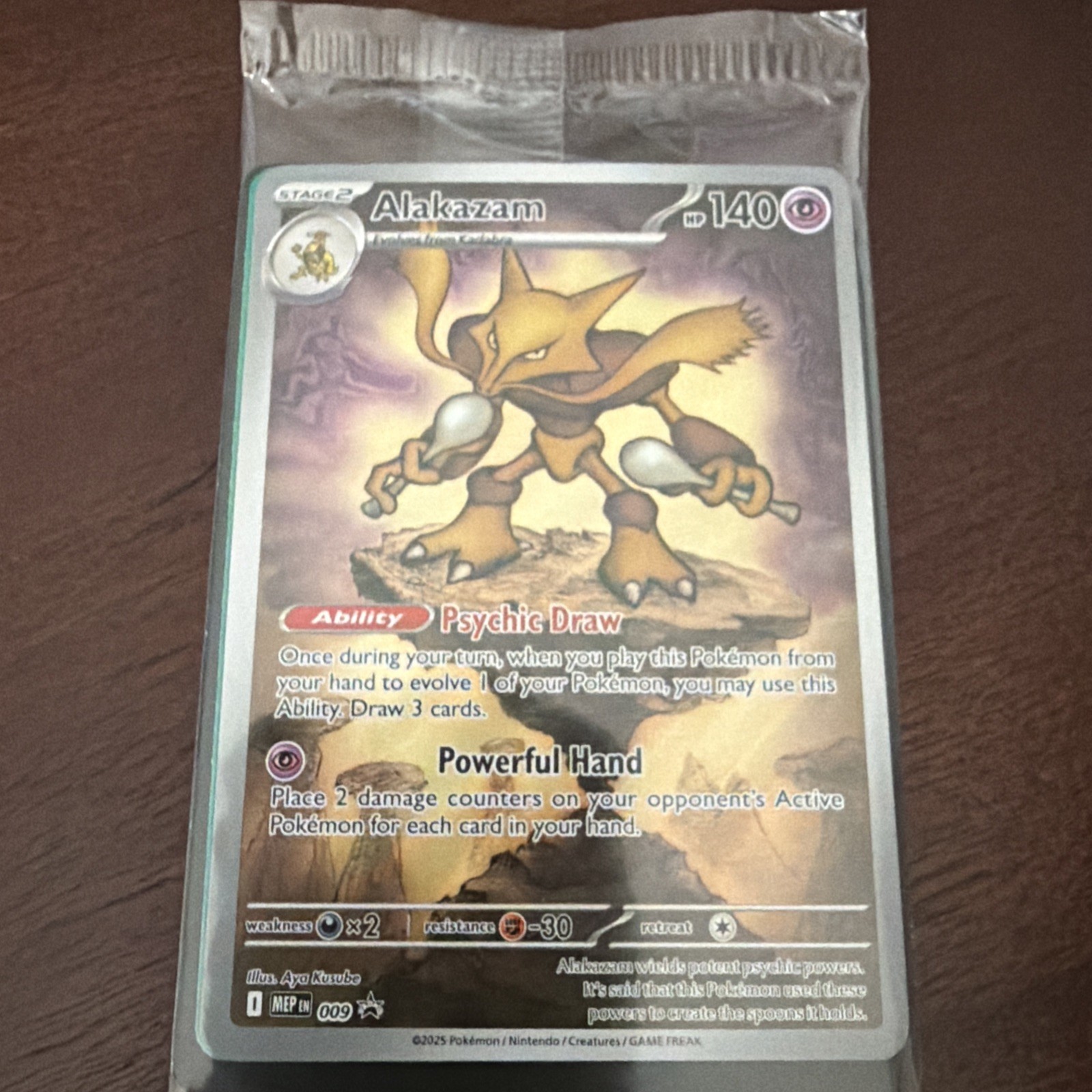 Pokémon TCG Alakazam 009 Riolu 010 Black Star Promo Mega Evolution Set