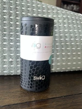 Swig Skinny Can Cooler Black