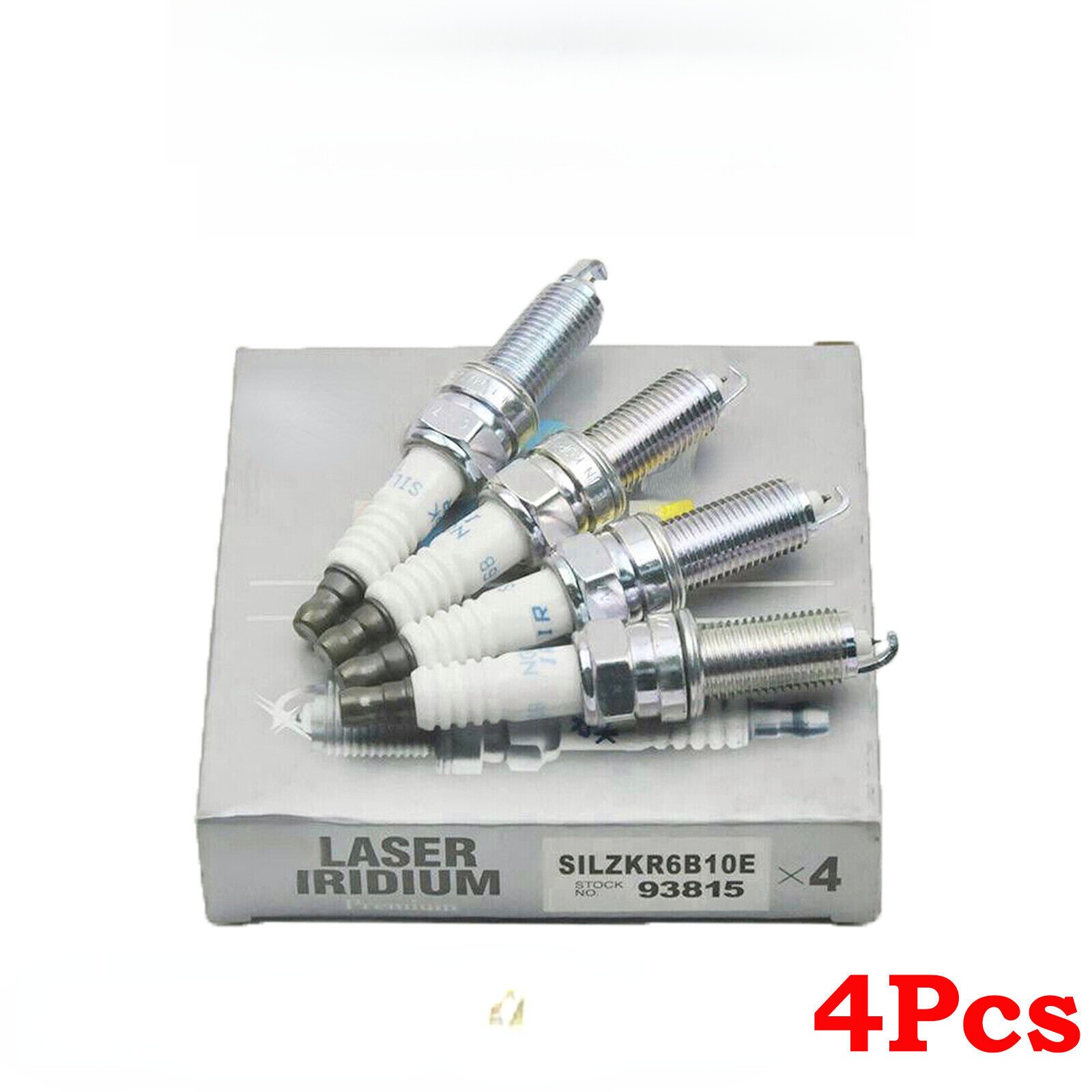 New Set of 4 ngk 93815 Laser Iridium Spark Plugs for SILZKR6B10E ZXU20HCR8 5354