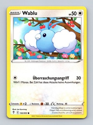 TCG Pokemon Karte Wablu EVS 132/203 DE Lee HyunJung Evolving Skies