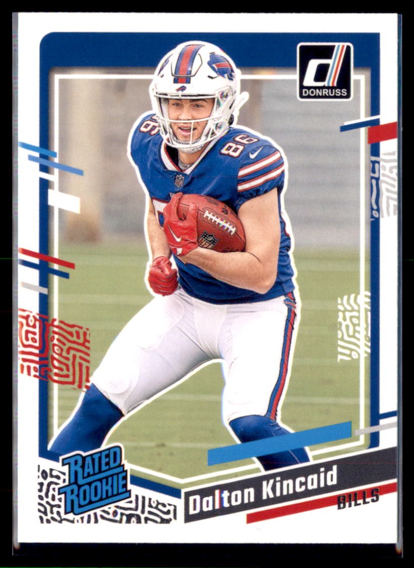 2023 Panini Donruss Dalton Kincaid Bills 308 Rated Rookie