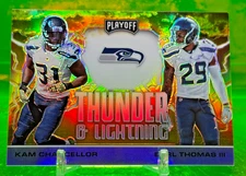 #2/10 2020 GOLD Refractor Kam Chancellor Earl Thomas Thunder Light Legion Boom