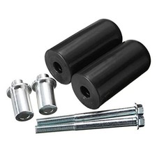 Frame slider,10mm universal Large motorcycle frame slider crash Black