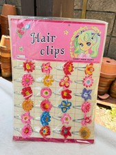 Showa Retro Flower Hair Pin Hair Accessory Vintage Style New Collectible Unused