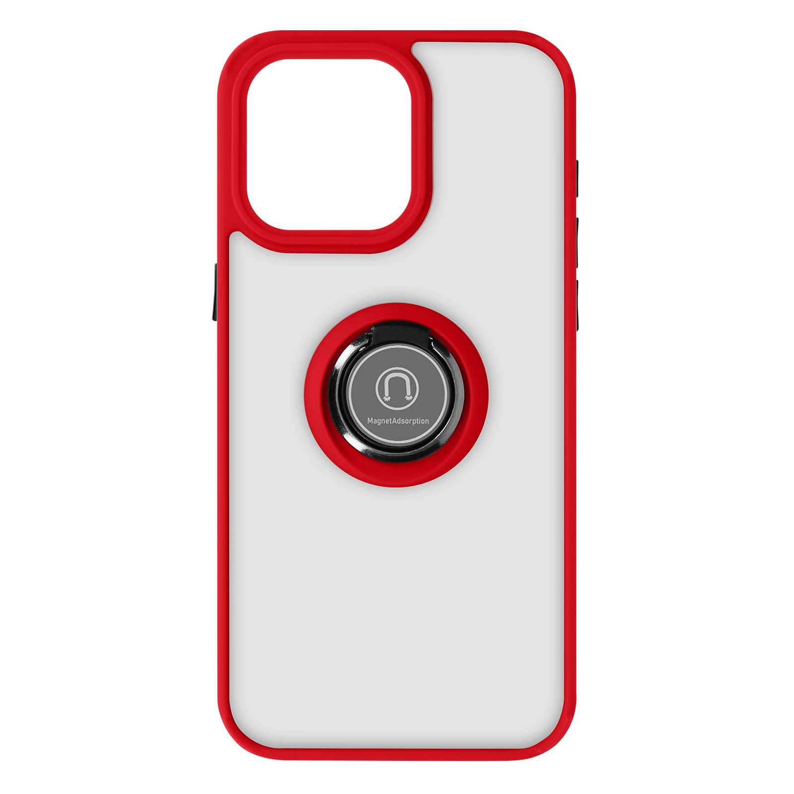 Coque iPhone 15 Pro Max rouge idéale pour visionner vos vidéos en mode mains libres