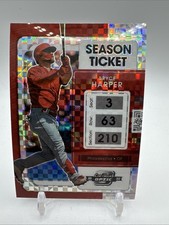 2022 Contenders Optic Baseball #25 Bryce Harper Building Blocks Prizm