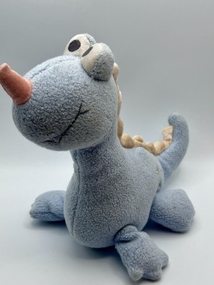 Carter's 11'' Stars Blue Dino Emu Namae VTG HTF 2000 Dinosaur Rattles FREE SHIP
