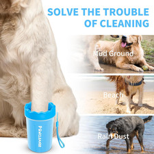7 In 1 Dog Paw Cleaner Kit Portable Paw Washer Medium Blue