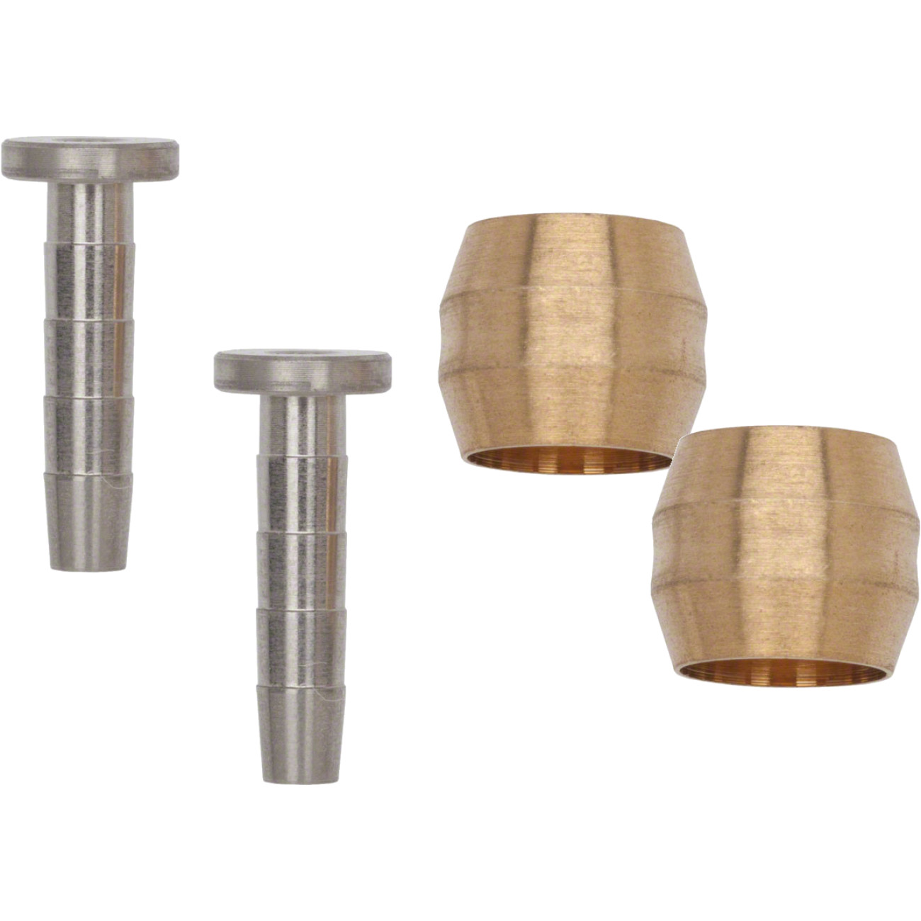 Комплект из 2-х оливковых тормозных шлангов Shimano BH90-SBM и соединительной вставки 2790₽