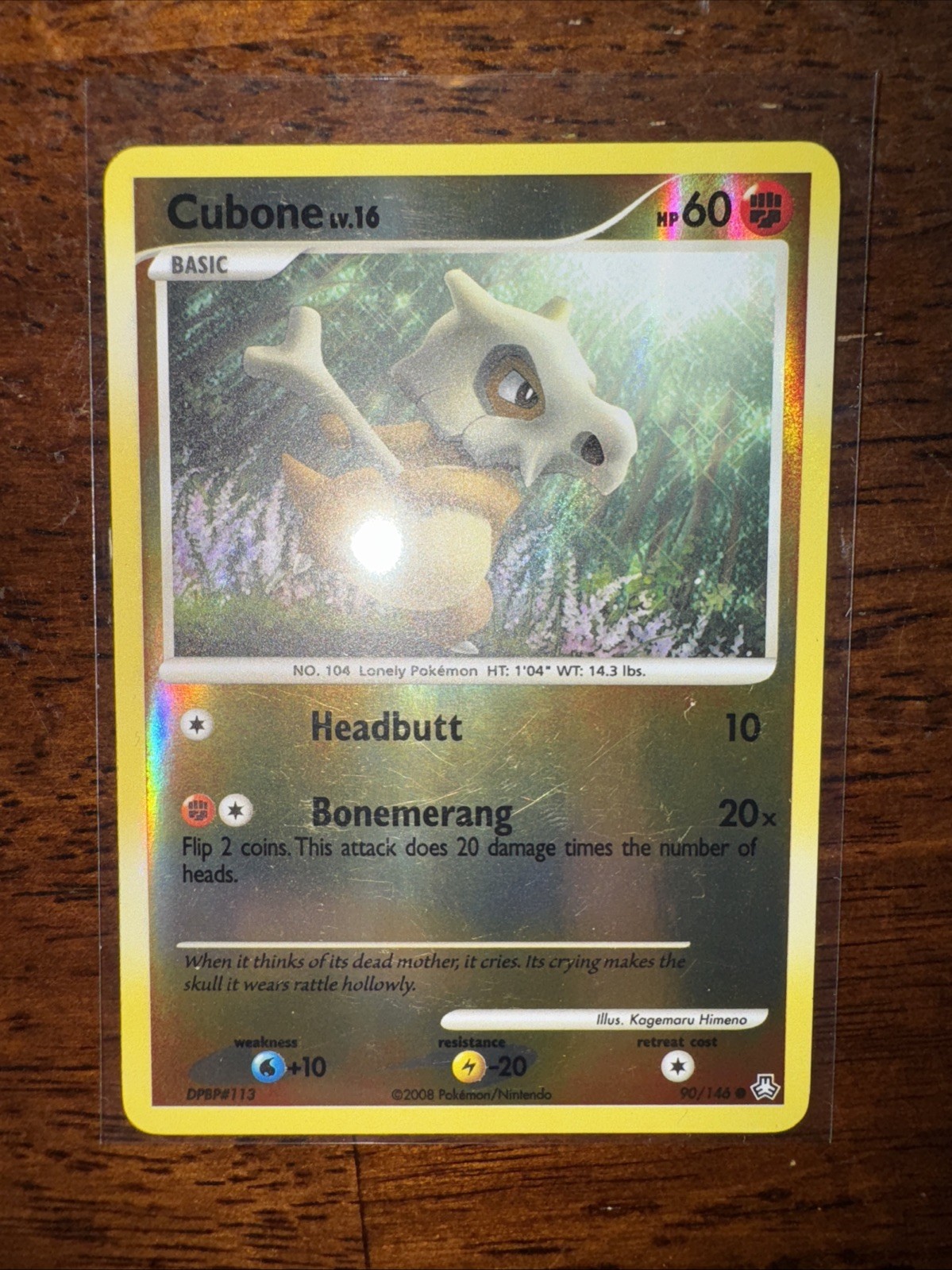 Cubone 90/146 Legends Awakened Reverse Holo