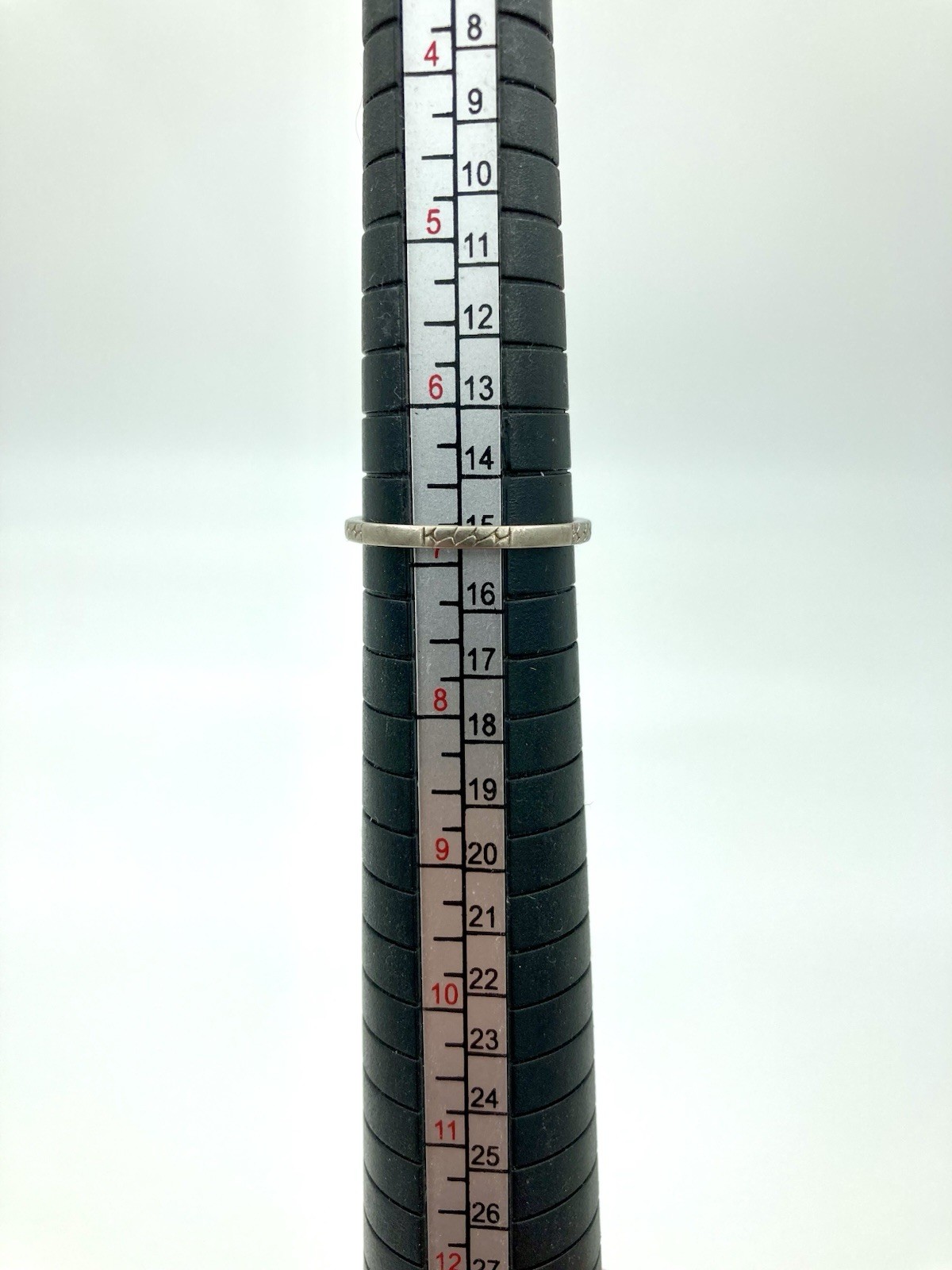 Vintage Avon Stackable Ring - Silver Tone - Snake… - image 5