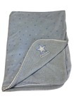 Carter's Just One Year Baby Boy Stars Blue Blanket Sherpa Back 36 x 28