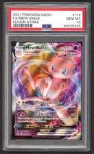 Pokemon Cards - PSA 10 Mew Vmax 114/264 - Fusion Strike - GEM MT - PSA10