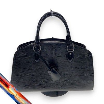 Louis Vuitton Pont Neuf PM Epi Leather Bag Black Scout Crossbody
