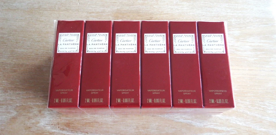 Cartier Paris La Panthere 24 ml  12 x 2 ml EDP Luxus Spray Proben NEU