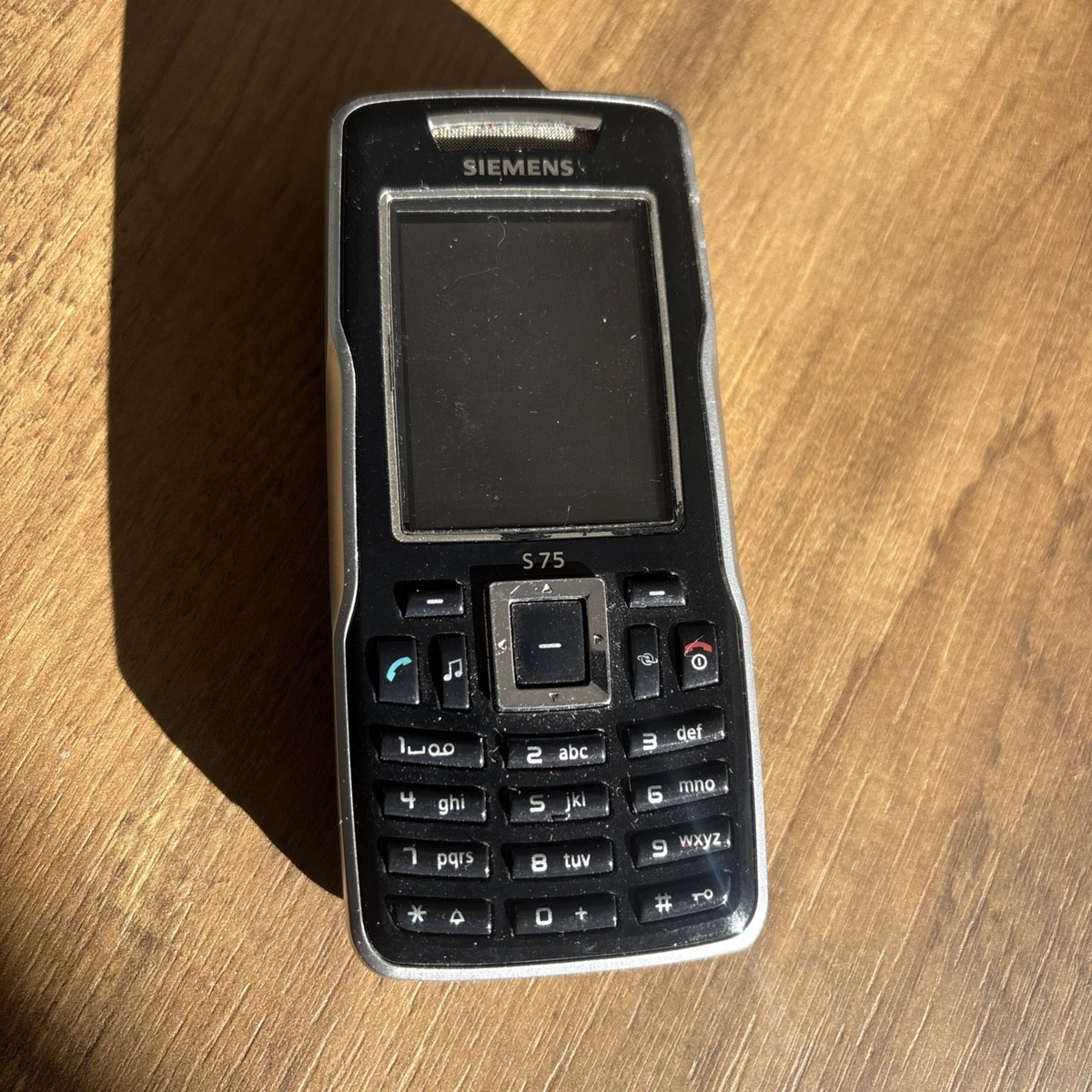Siemens S75 Black Mobile Phone Untested