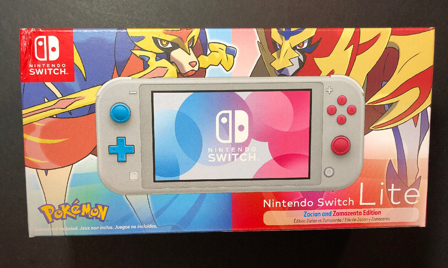 Nintendo Switch Lite Console, Zacian & Zamazenta Edition 