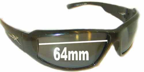 Verres De Rechange Pour Lunettes De Soleil Electric Outline - 64mm De Large, 100% UV, Neufs Avec étiquettes