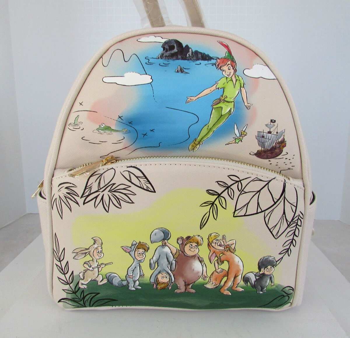 Danielle Nicole Disney Peter Pan Backpack Lost Boys Neverland Mini Bag NWT