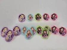 Vintage 2004 Bakery Crafts BRATZ Dolls Character Cupcake Rings 16 ct NEW