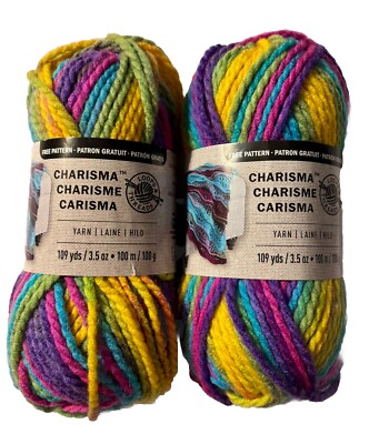 New Loops & Threads Charisma yarn in the color Passion 109 yds Bulky Qty 2